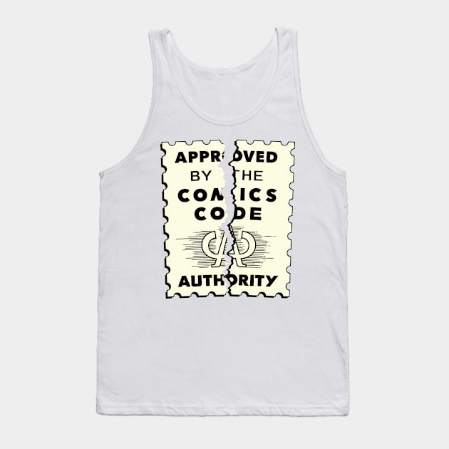 Comics Code RIP Tank Top by Public Domain Comics